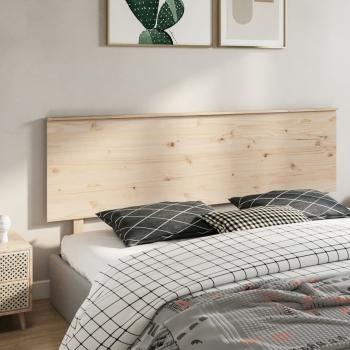 Bett-Kopfteil 204x6x82,5 cm Massivholz Kiefer