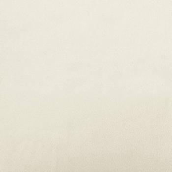 3-tlg. Sofagarnitur mit Kissen und Nackenrollen Creme Samt