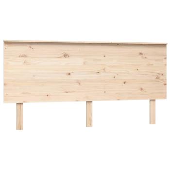Bett-Kopfteil 164x6x82,5 cm Massivholz Kiefer