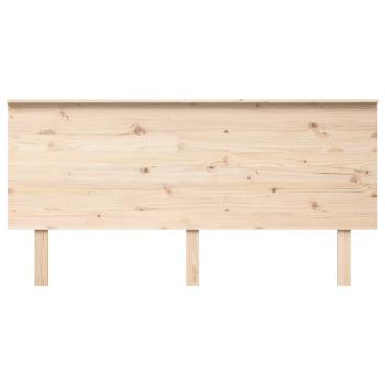 Bett-Kopfteil 164x6x82,5 cm Massivholz Kiefer