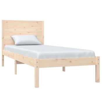 Massivholzbett 90x190 cm