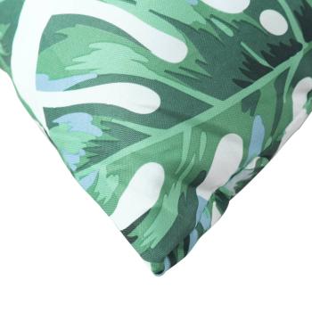 Sofakissen 4 Stk. Blattmuster 60x60 cm Stoff