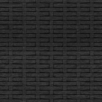 Gartenhocker mit Kissen 4 Stk. Schwarz Poly Rattan