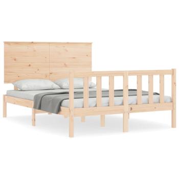 Massivholzbett ohne Matratze 140x190 cm Kiefernholz
