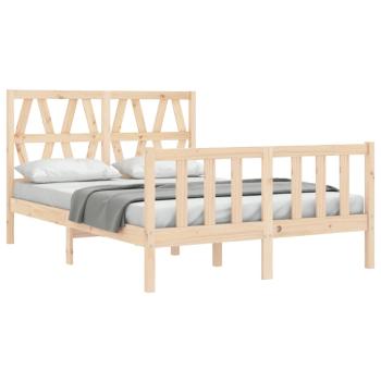 Massivholzbett ohne Matratze 140x190 cm Kiefernholz
