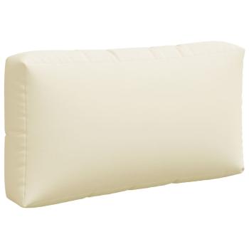 ARDEBO.de - Palettenkissen 3-tlg. Creme Stoff