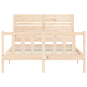 Massivholzbett ohne Matratze 140x190 cm Kiefernholz