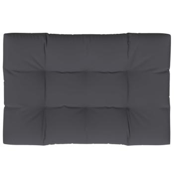 Palettenkissen Anthrazit 120x80x12 cm Stoff