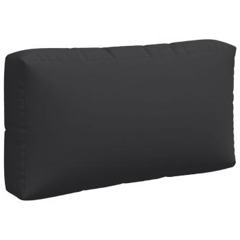 Palettenkissen 3-tlg. Schwarz Stoff