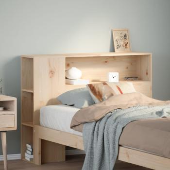 ARDEBO.de - Kopfteil mit Stauraum 75 cm Massivholz Kiefer