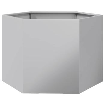 Pflanzkübel Sechseckig 69x60x45 Verzinkter Stahl