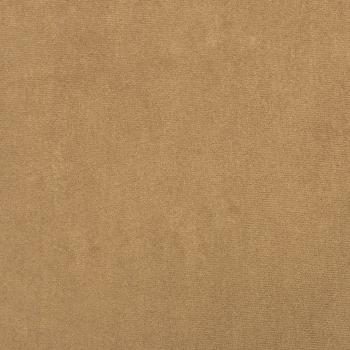3-Sitzer-Sofa mit Hocker Braun 180 cm Samt