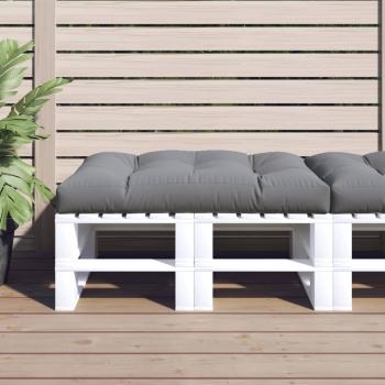 ARDEBO.de - Palettenkissen Grau 120x80x12 cm Stoff