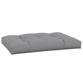 Palettenkissen Grau 120x80x12 cm Stoff