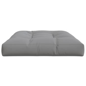 Palettenkissen Grau 120x80x12 cm Stoff