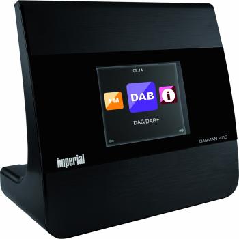 DABMAN i400 Kompaktes Hybridradio DAB+ / FM / Internet / Bluetooth Schwarz