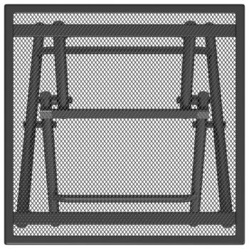 Gartentisch Klappbar Anthrazit 38x38x38 cm Stahlgitter