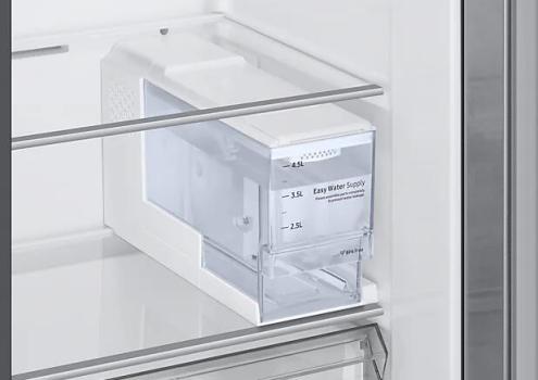 Samsung RS6GA854CSL/EG Side-by-Side Kombination, 91,2 cm breit, 635L, NoFrost+, Wassertank, Wasserspender, Eiswürfel, Crushed Ice, Twin Cooling, Edelstahloptik