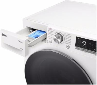 LG W4WR70961 6kg/9kg Stand Waschtrockner, 60 cm breit, 1400 U/Min, WLAN, Kindersicherung, Zeitverzögerung, Steam, weiß