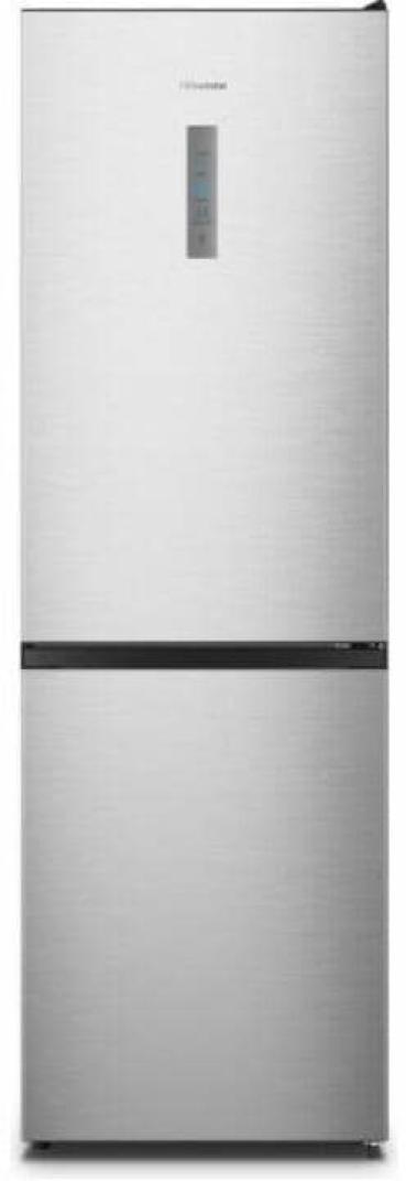 ARDEBO.de Hisense RB390N4BCC Stand Kühl-Gefrierkombination, 60 cm breit, 304 L, Multi Air Flow, Eco-Modus, Edelstahloptik