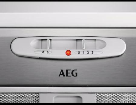 AEG DGB3523S EEK: C 3000 Extractor Lüfterbaustein, 52 cm breit, 330 m³/h, 3 Leistungsstufen, LED-Beleuchtung, Abluft- und Umluftbetrieb, grau