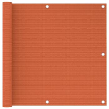 ARDEBO.de - Balkon-Sichtschutz Orange 90x500 cm HDPE