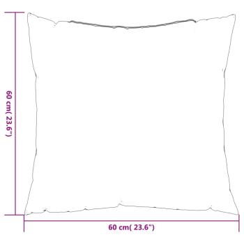Zierkissen 4 Stk. Mehrfarbig 60x60 cm Stoff