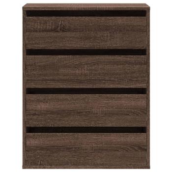 Kommode Braun Eichen-Optik 60x41x76 cm Holzwerkstoff