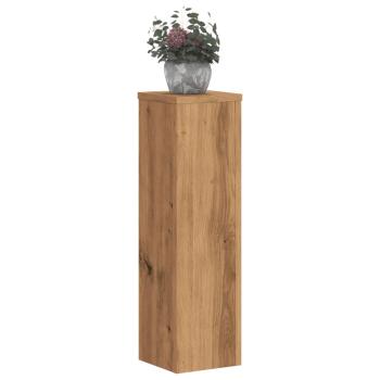 Pflanzenständer 2 Stk. Artisan-Eiche 17x17x60 cm Holzwerkstoff