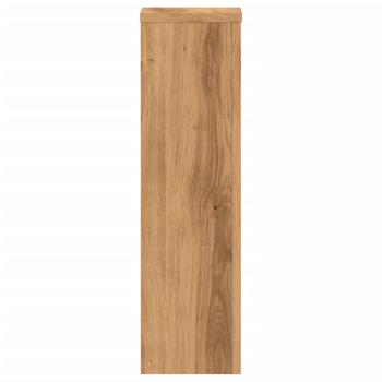 Pflanzenständer 2 Stk. Artisan-Eiche 17x17x60 cm Holzwerkstoff