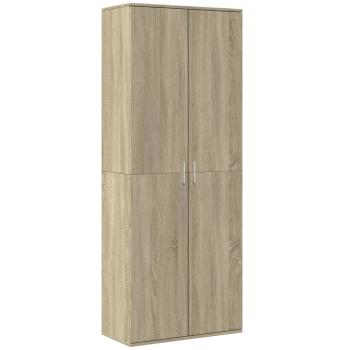 Highboard Sonoma-Eiche 70x35x180 cm Holzwerkstoff