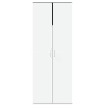 Highboard Weiß 70x35x180 cm Holzwerkstoff