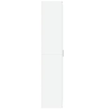 Highboard Weiß 70x35x180 cm Holzwerkstoff