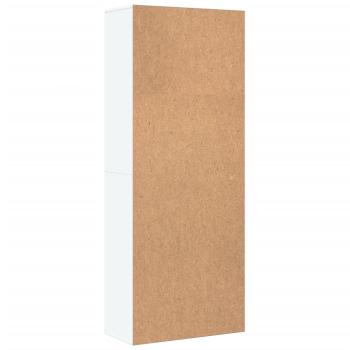Highboard Weiß 70x35x180 cm Holzwerkstoff