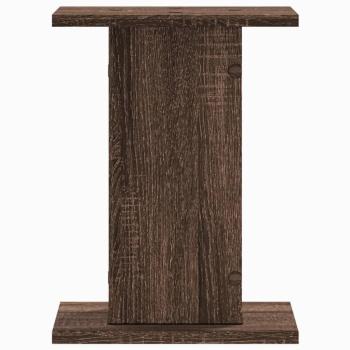 Lautsprecherständer 2 Stk. Braun Eichen-Optik 30x30x40 cm