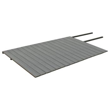 WPC Terrassendielen mit Zubehör Braun und Grau 40 m² 4 m