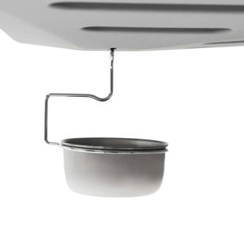 Gasgrill mit 6 Flammen Edelstahl Silbern