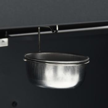 Gasgrill 4+1 Flammen Schwarz Stahl