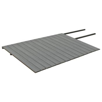 WPC Terrassendielen mit Zubehör Braun und Grau 35 m² 4 m