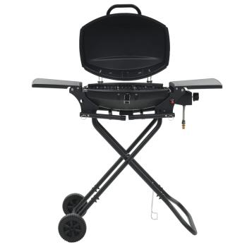 ARDEBO.de - Gasgrill Tragbar mit Kochzone Schwarz