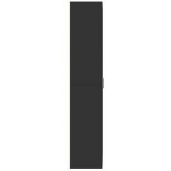 Highboard Schwarz 70x35x180 cm Holzwerkstoff