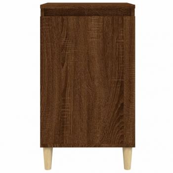 Nachttische 2 Stk. Braun Eichen-Optik 40x35x70 cm Holzwerkstoff