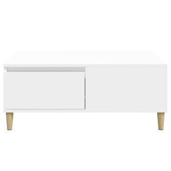 Couchtisch Weiß 90x50x36,5 cm Holzwerkstoff