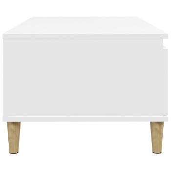 Couchtisch Weiß 90x50x36,5 cm Holzwerkstoff