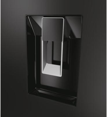 Haier HCR7818DWPT Stand Side-by-Side Kombination, 83,3 cm breit, 463 L, NoFrost, Humidity Zone, Wassertank, Wasserspender, Day Light LED, Slate black