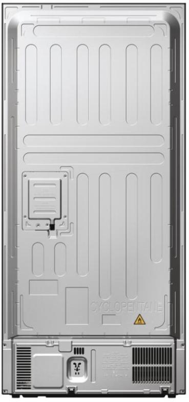 Haier HCR7818DWPT Stand Side-by-Side Kombination, 83,3 cm breit, 463 L, NoFrost, Humidity Zone, Wassertank, Wasserspender, Day Light LED, Slate black