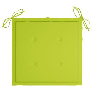 Klappbare Gartenstühle 6 Stk. mit Kissen Massivholz Akazie