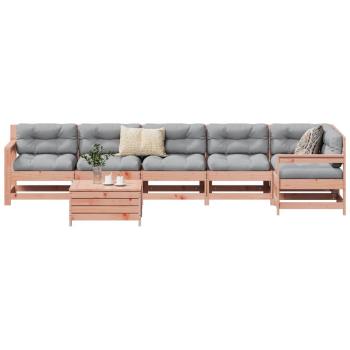 ARDEBO.de - 7-tlg. Garten-Sofagarnitur Massivholz Douglasie