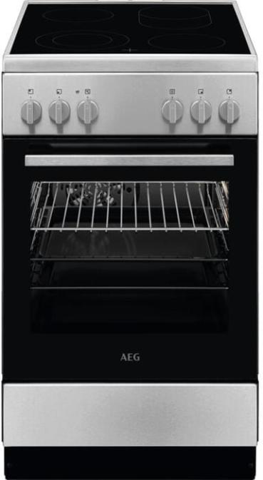 ARDEBO.de AEG CCB54093BM EEK: A Standherd mit Glaskeramikkochfeld, 50 cm breit, 57 L, 8 Beheizungsarten, Restwärmeanzeige, Edelstahl