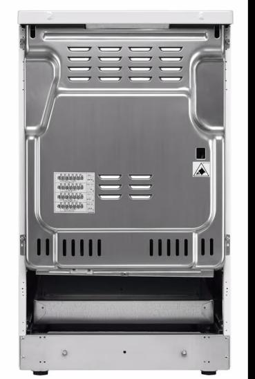 AEG CCB54091BW EEK: A Standherd mit Glaskeramikkochfeld, 50 cm breit, 57 L, 8 Beheizungsarten, Geschirrwagen, weiß